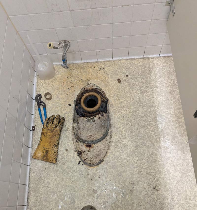 Ongoing toilet repair