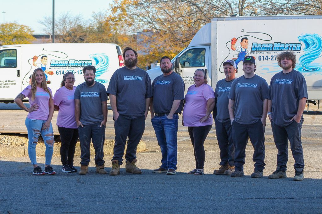 DrainMaster crew with service truck